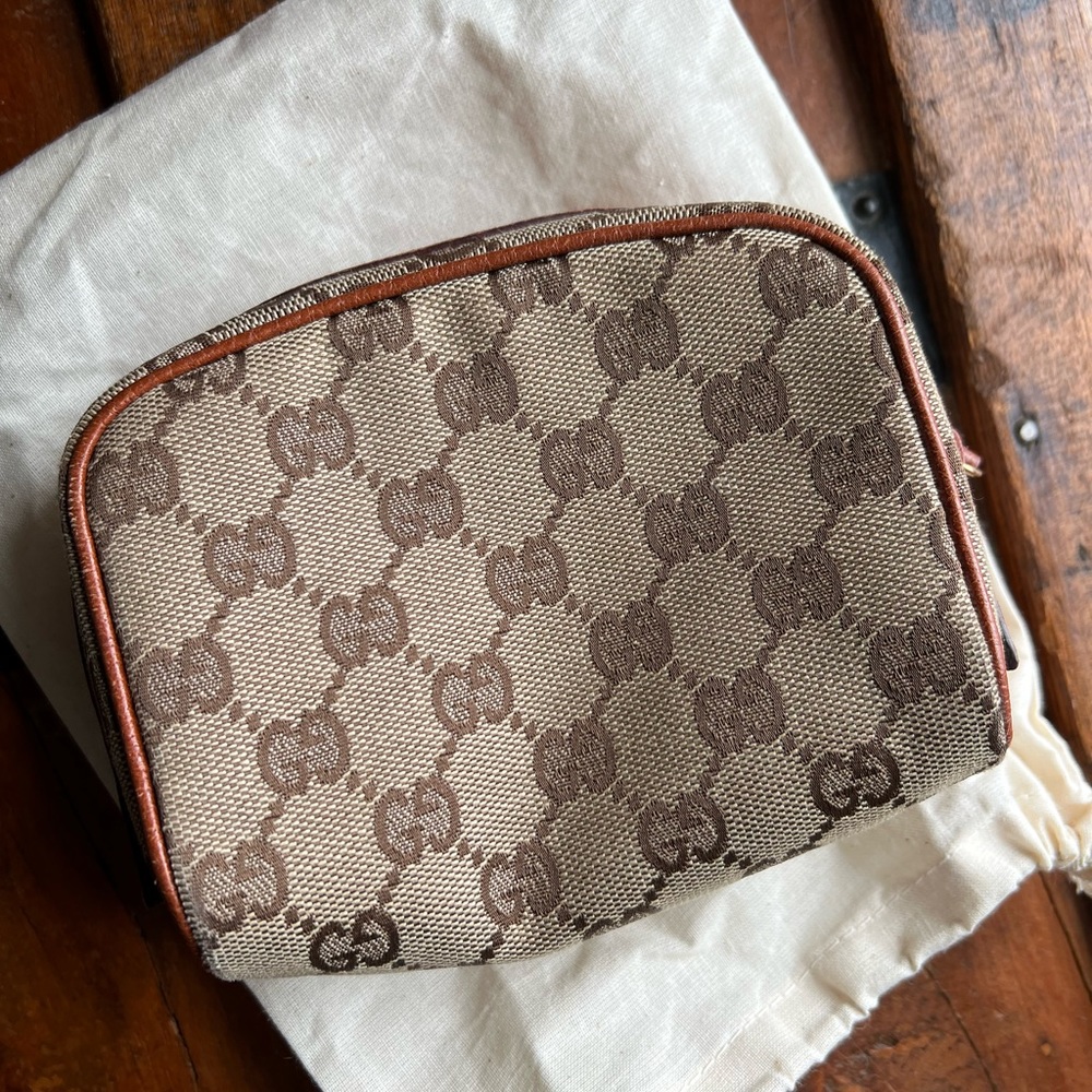 Gucci Canvas Pouch